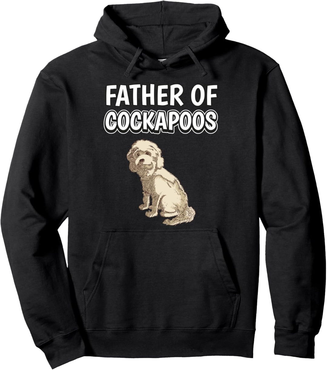 Herren Jungen Father Of Cockapoos Papa Vatertag Kakadu Pullover Hoodie