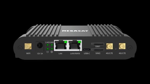 Megasat Camper Connected 5G Ready, LTE/5G + WLAN Router-System, Dual-Band 2,4/5,8 GHz, MIMO-Technolo