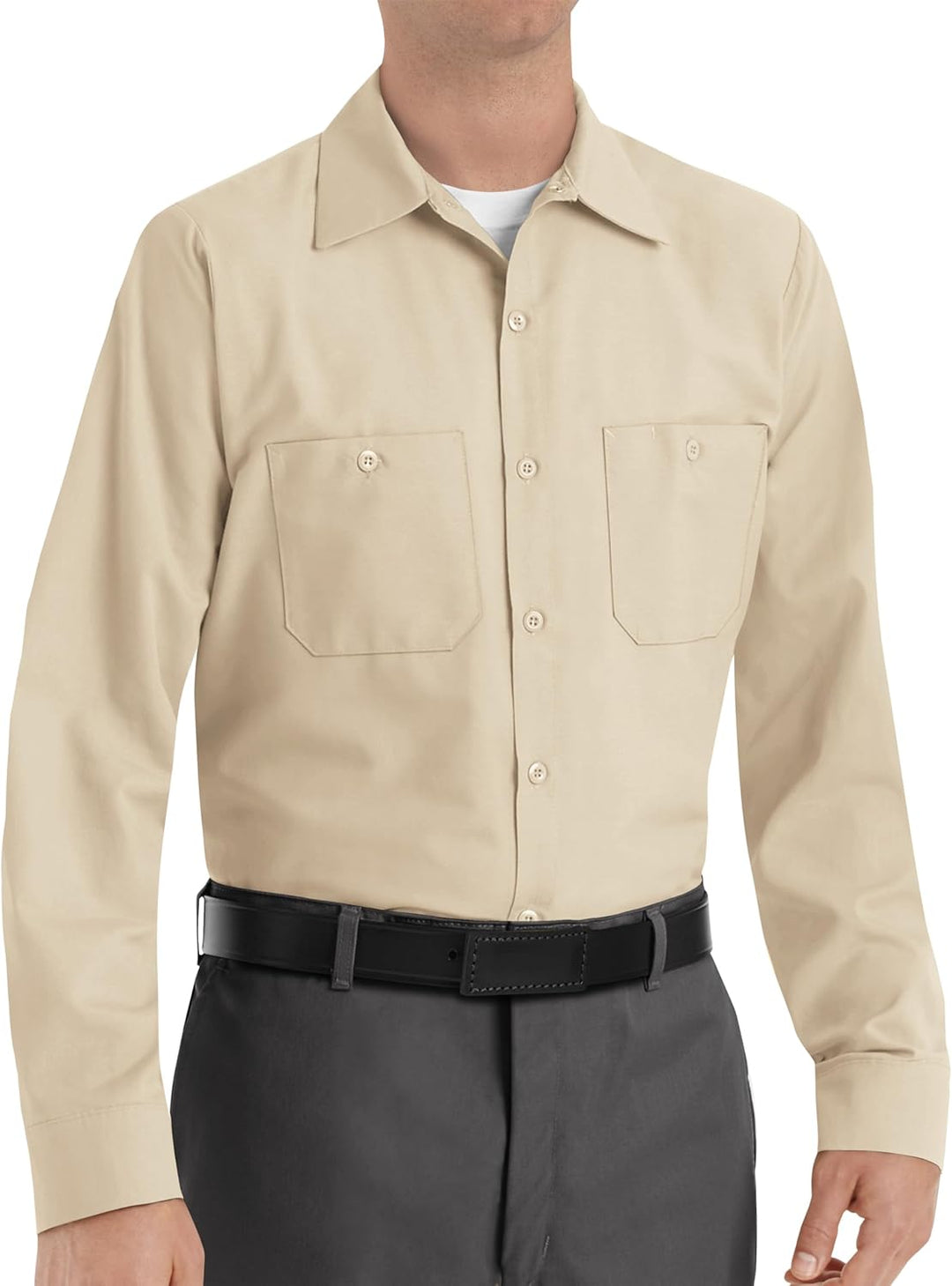 Red Kap Herren Industrial Work Shirt, Regular Fit, Long Sleeve Button-Down-Arbeitshemd Small - 5 Pac