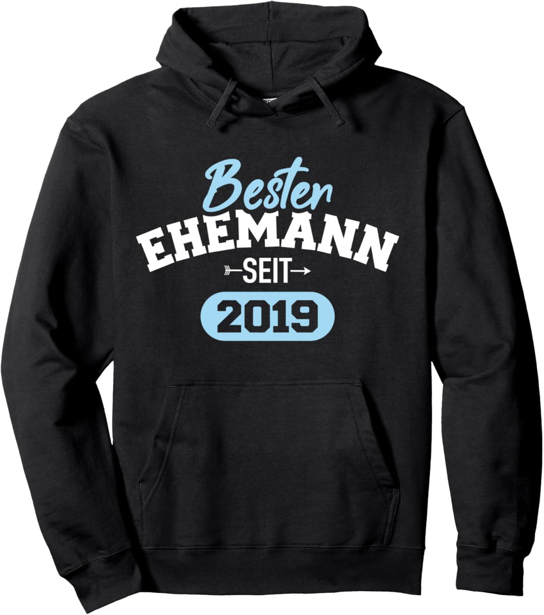 Bester Ehemann seit 2019 4. Hochzeitstag Pullover Hoodie