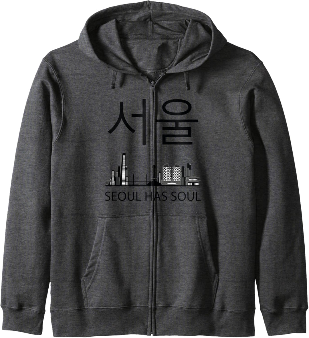 Skyline von Seoul, Südkorea Kapuzenjacke