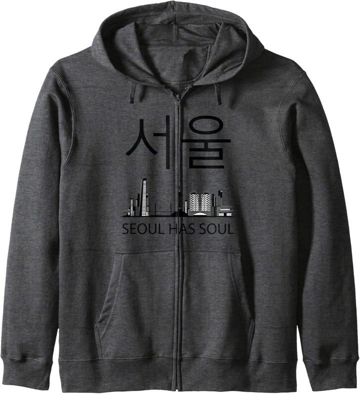 Skyline von Seoul, Südkorea Kapuzenjacke