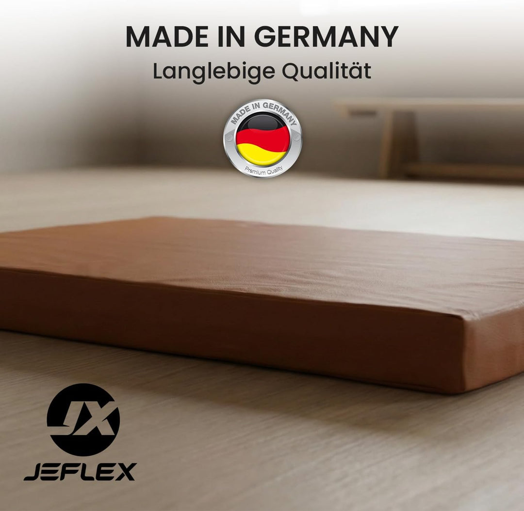 Jeflex - Weichbodenmatte & Turnmatte 100 x 70 x 8 cm MADE IN GERMANY/Gymnastikmatte tragbar/platzspa