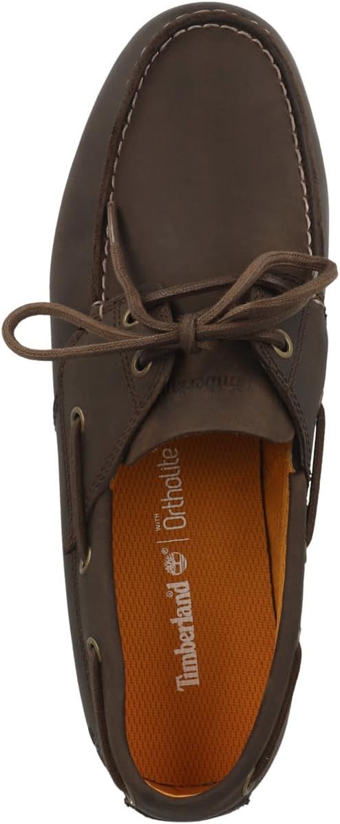 Timberland Herren Cedar Bay 2 Eye Boat ShoeBoat Shoe 41 EU Weit Dk Brown Full Grain, 41 EU Weit Dk B