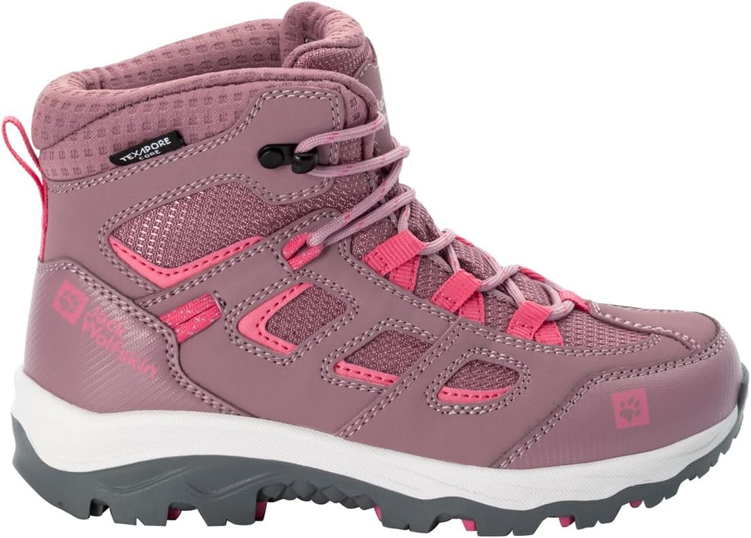 Jack Wolfskin Jungen Unisex Kinder Vojo Texapore Stiefel 40 EU Ash Mauve, 40 EU Ash Mauve