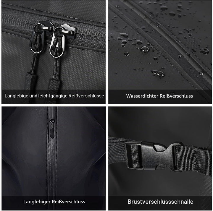 Motorradrucksäcke für Herren, wasserdichter Helmrucksack, Motorradzubehör, Laptoptaschen, Reiserucks