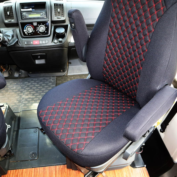 BREMER SITZBEZÜGE Mass Piloten Schonbezüge Sitzbezüge kompatibel mit Wohnmobil Camper Hymer Ducato W