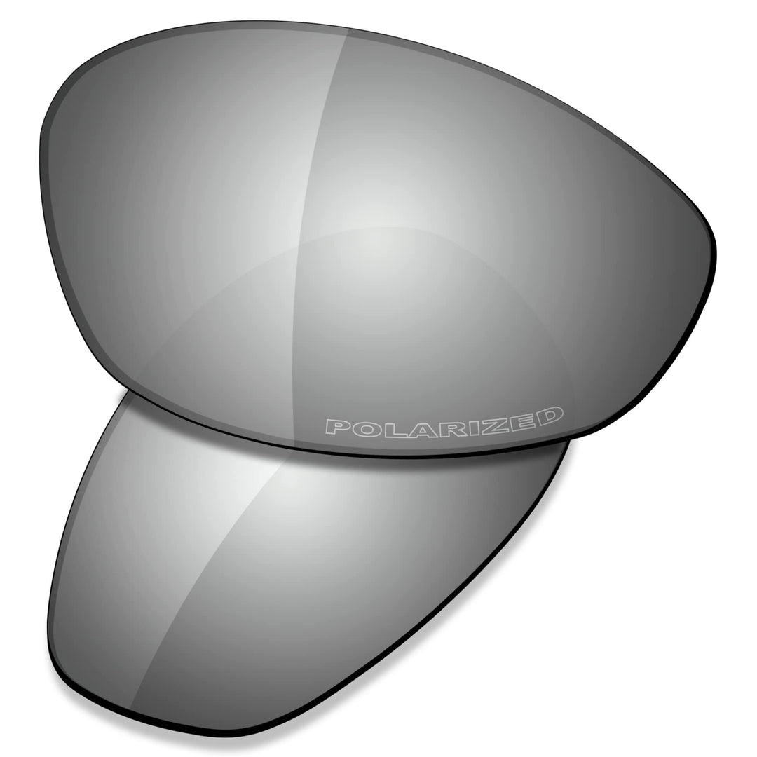 Saucer Premium Ersatzgläser für Oakley Minute 2.0 Sonnenbrillen High Definition - Chrome Metal Polar