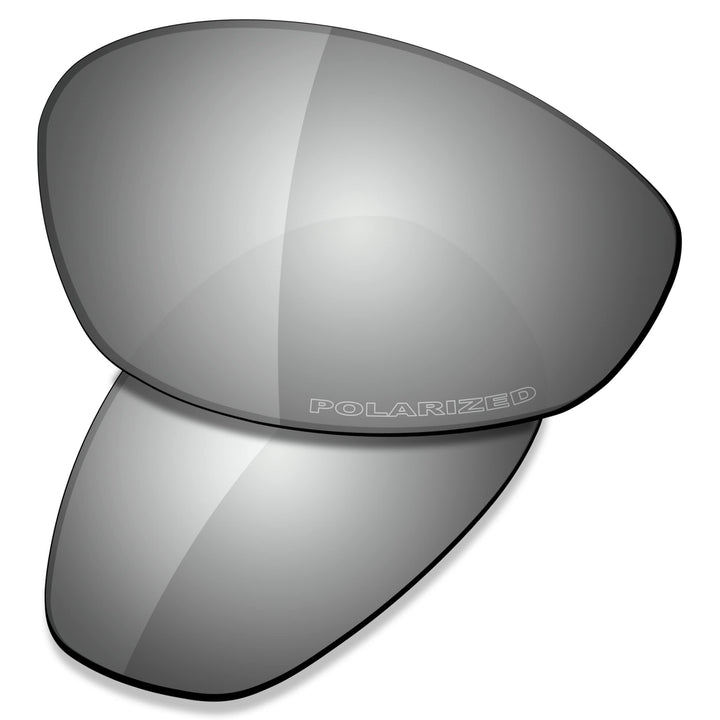 Saucer Premium Ersatzgläser für Oakley Minute 2.0 Sonnenbrillen High Definition - Chrome Metal Polar