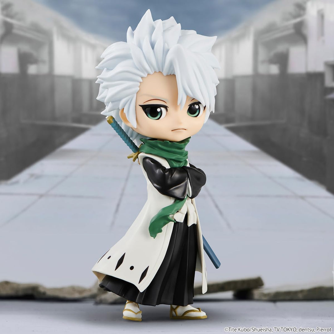 Banpresto - Q Posket Toshiro Hitsugaya Bleach Thousand Year Blood War, 13 cm, BP19434, Mehrfarbig, M