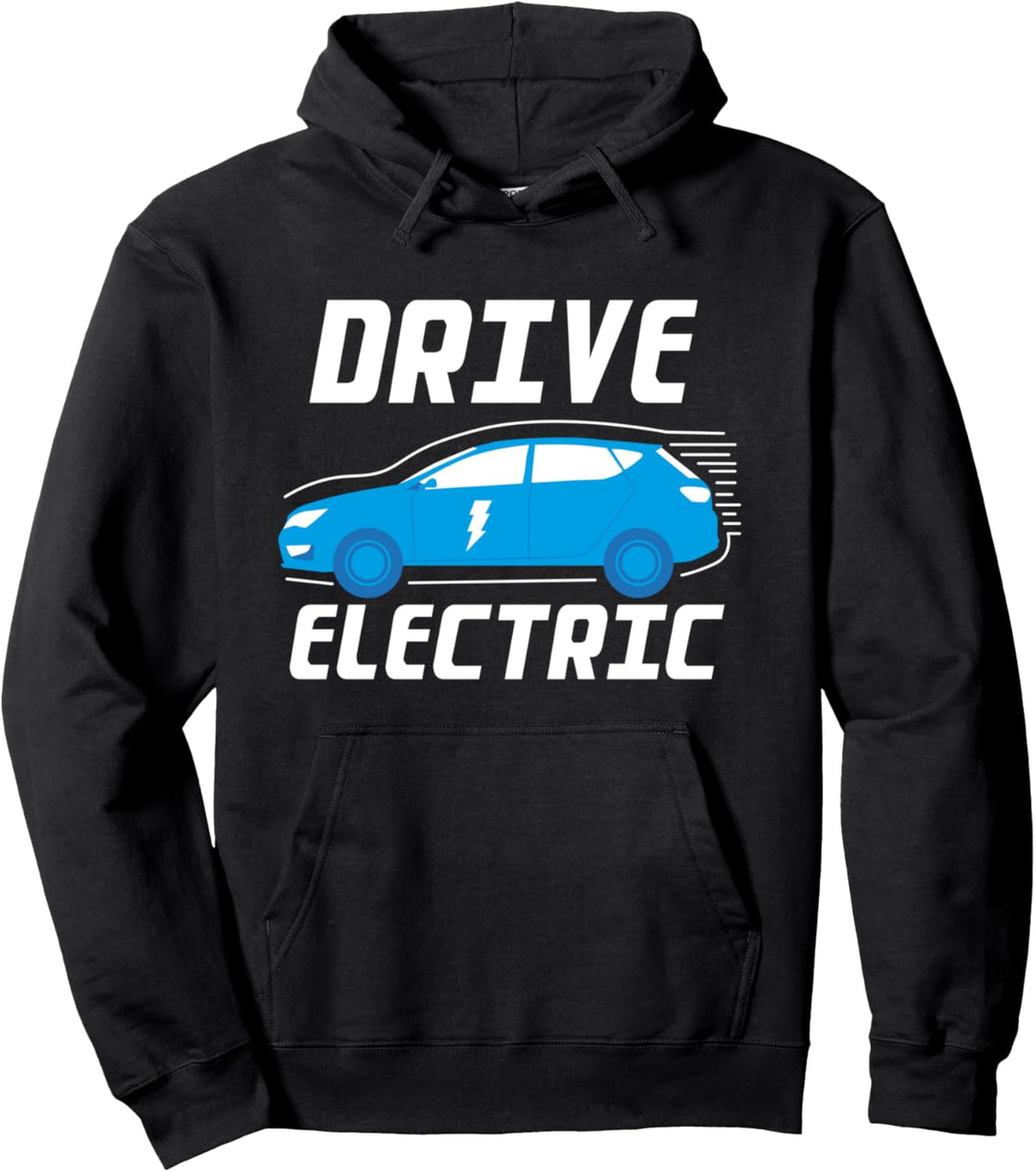 Elektroauto Auto Strom E-Auto Elektrisch Fahren KFZ Geschenk Pullover Hoodie
