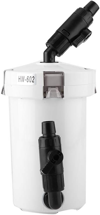 Fdit Externer Kanisterfilter des Aquarium Aquariums mit Pumpentisch Stummschaltfilter Eimer HW 602 H