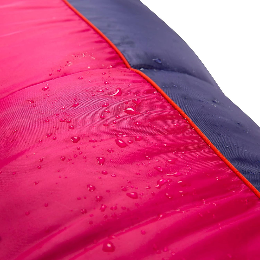 Trespass Bunka Unisex 3-Jahreszeiten-Schlafsack mit Hohlfaserfüllung Violett, Violett