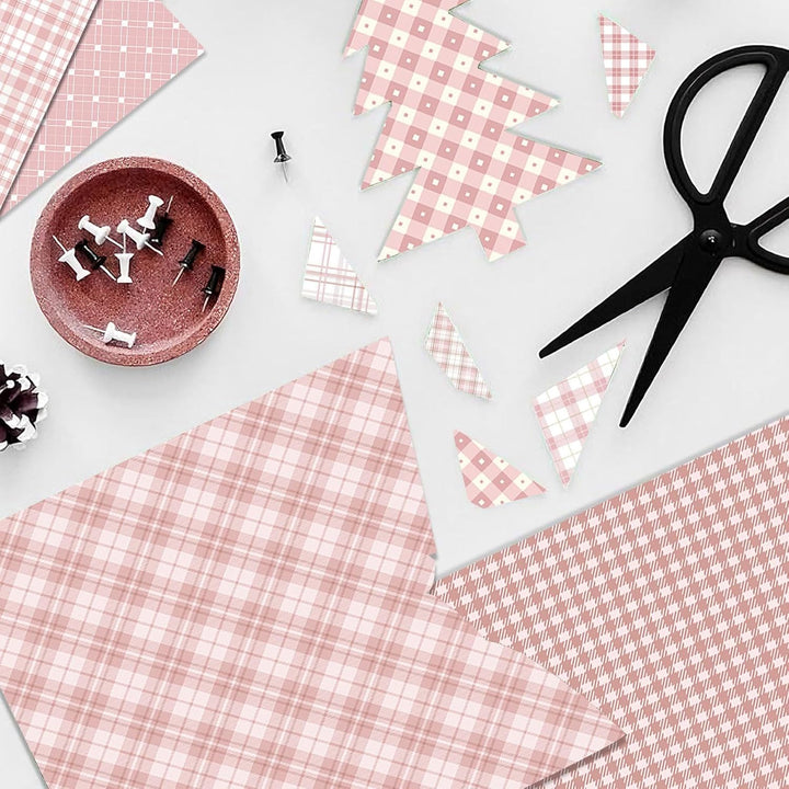 36 Blat Scrapbook Papier 30x30 cm Scrapbook Bastelpapier mit Muster, Doppelseitiges Motivpapier Bunt