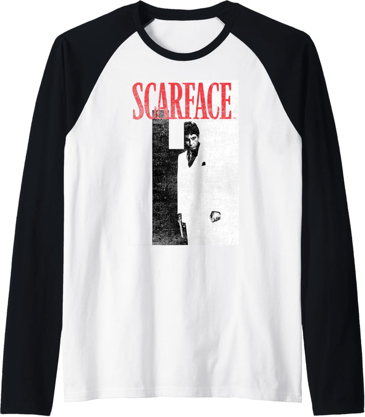 Scarface Distressed Movie Poster Photo Raglan