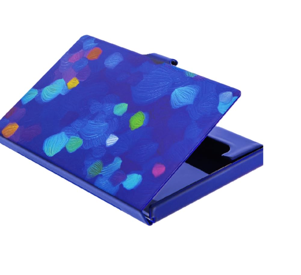 Busy Visitenkartenhalter – Blue Palette, blau, 9x6 cm, Klassisch