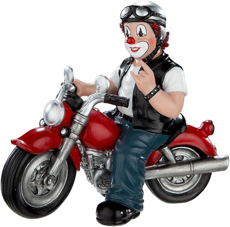 Gildeclown Biker - Geschenke für Männer - Motorradfahrer Glücksbringer 11 cm 03 Gildeclown - Heavy B