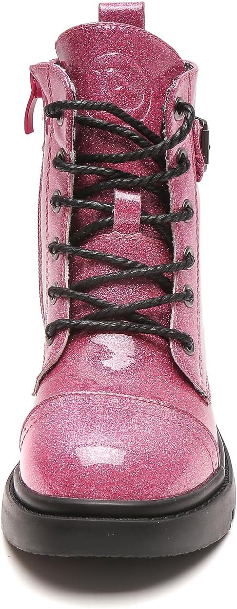 DADAWEN Jungen Stiefel Wasserdichte Mädchen Schnürstiefeletten 26 EU Pink, 26 EU Pink
