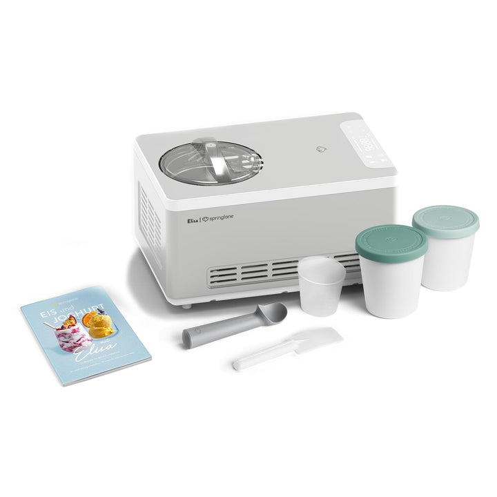 SPRINGLANE Eismaschine & Joghurtbereiter Elisa 2,0 L mit selbstkühlendem Kompressor 180 W inkl. Aufb