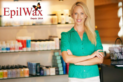 EpilWax Royal Complete Epilation Kit mit: Professionellem Wachswärmer 4 Roll-On Wachs 100 ml Honig,