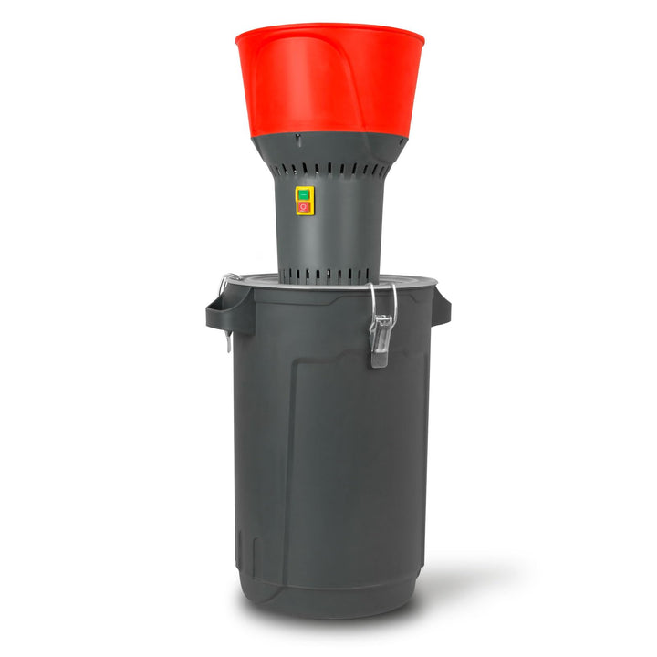 EBERTH Elektrische Getreidemühle mit 60L Eimer, 1300 Watt Elektromotor, 13L Einfülltrichter, 400 kg/