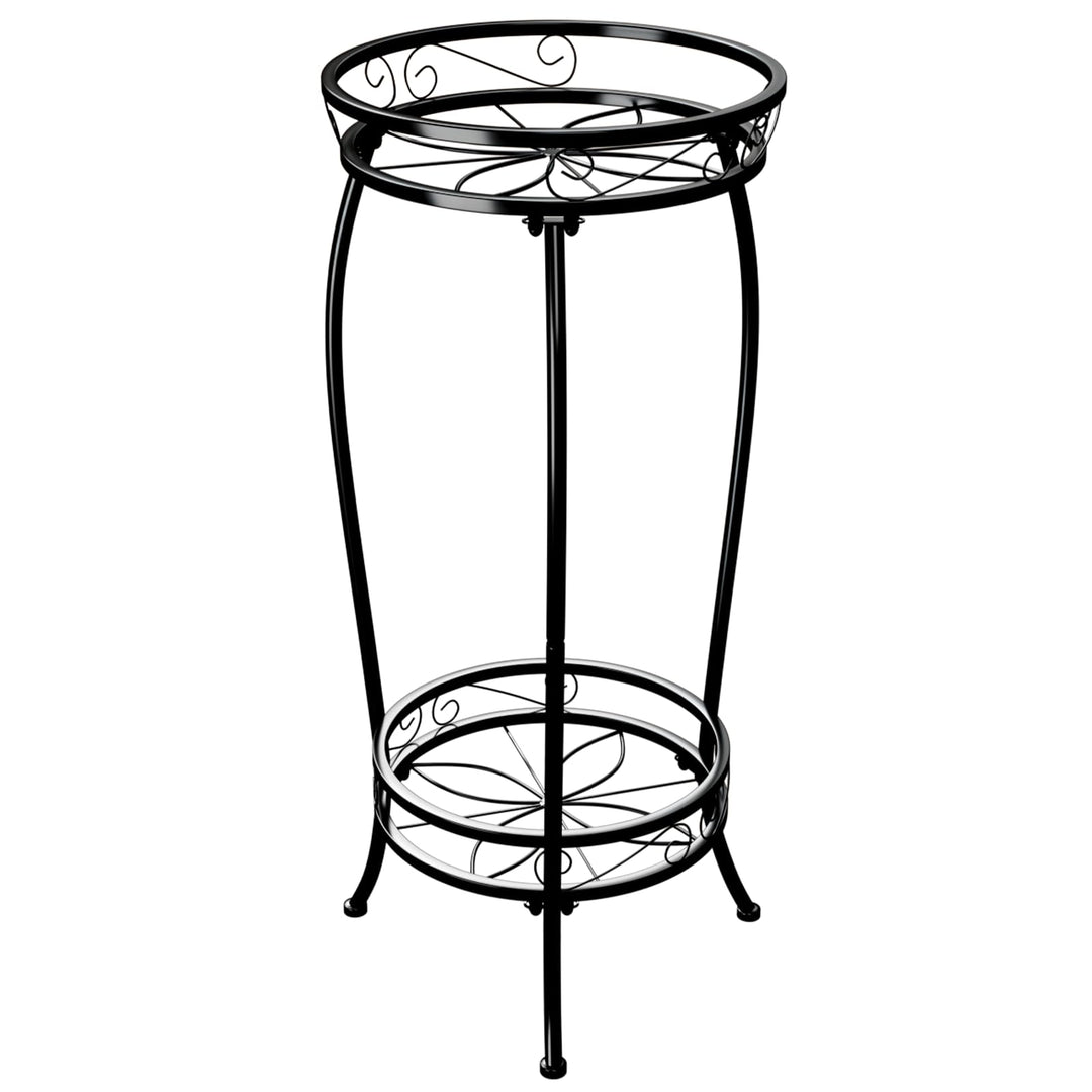 Bamworld Blumenständer Metall Pflanzenständer Blumenhocker Schwarz Hoc –  techstudio.ch