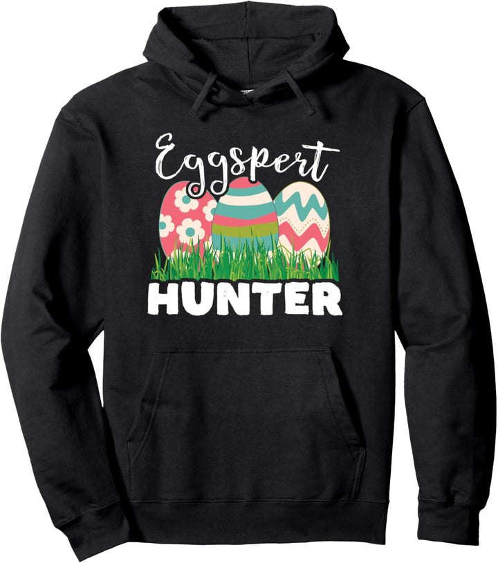 Eggspert Hunter Funny Easter Egg Pullover Hoodie