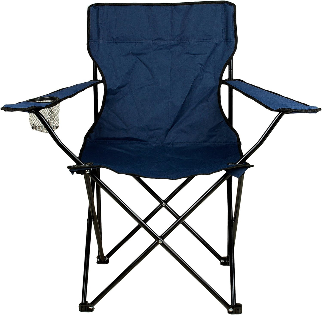 Nexos 2-er Set Angelstuhl Anglerstuhl Faltstuhl Campingstuhl Klappstuhl mit Armlehne und Getränkehal