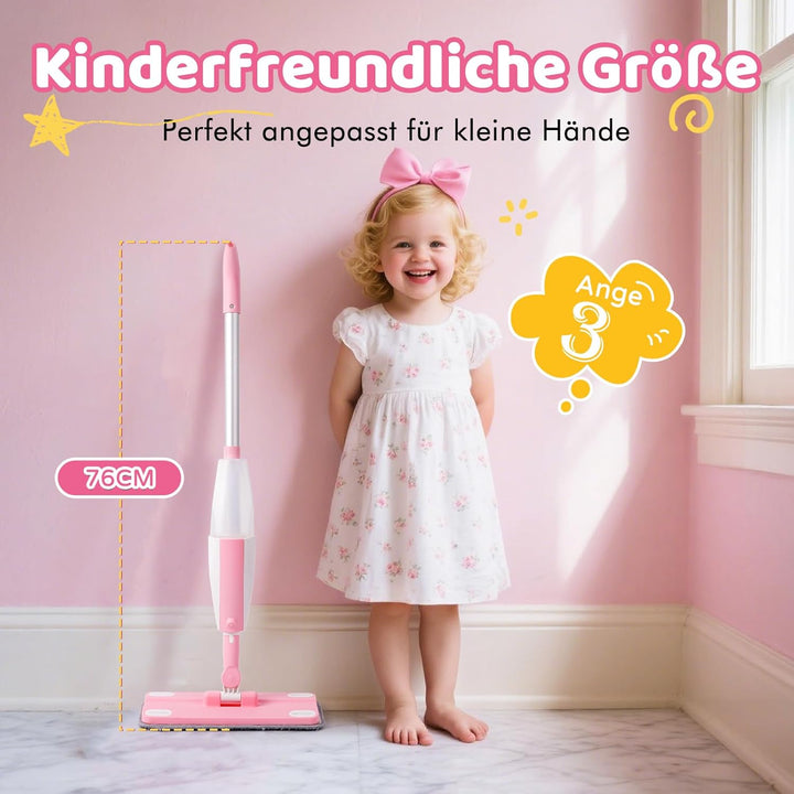 Kinderspielwischer mit Sprühfunktion - Montessori Kleinkind Putzset für echter die Bodenreinigung |