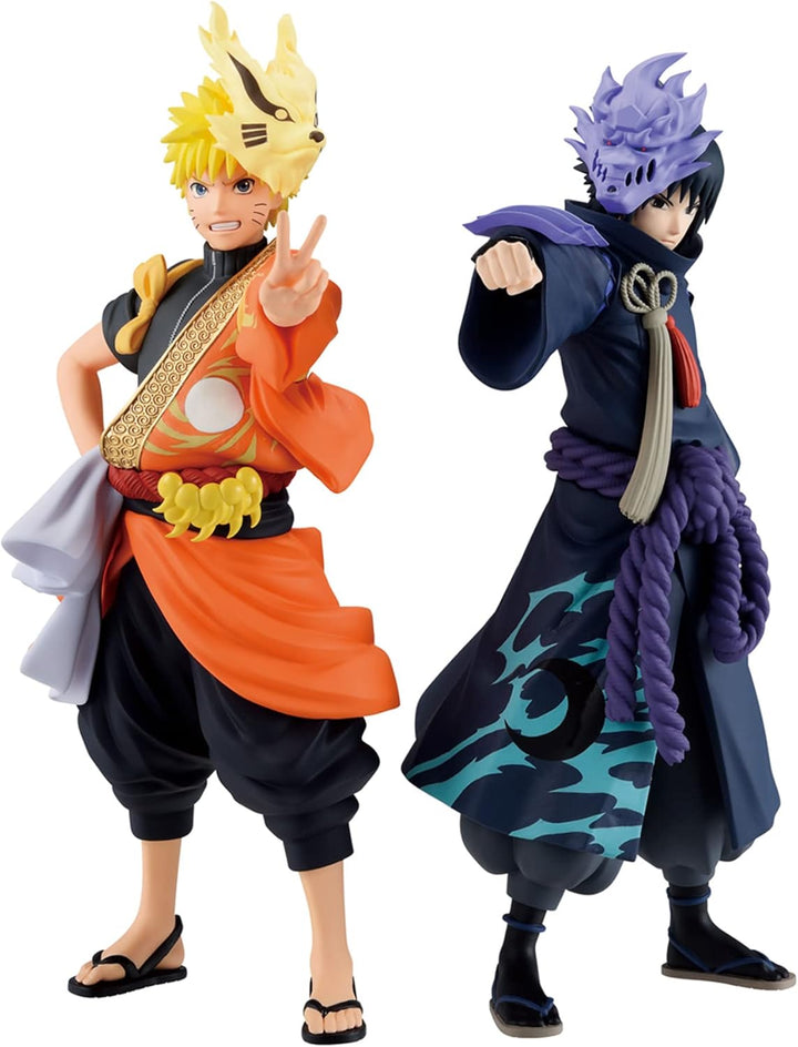 BANPRESTO, Sasuke Uchiha Naruto Shippuden Actionfigur (Animation 20Th Anniversary Costume), 16 cm, M