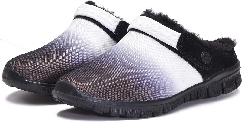 Eagsouni Clogs Hausschuhe Herren Damen Winter Gartenschuhe Haus Pantoffeln Warme Plüsch Gefüttert Ga