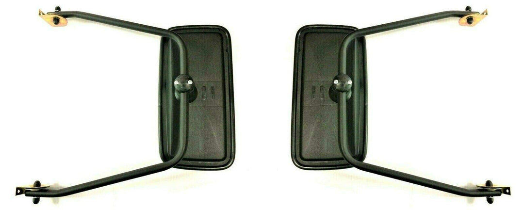 2x Aussenspiegel Rückspiegel für Bagger Traktor 375x185 mm mit Spiegelhalter SET