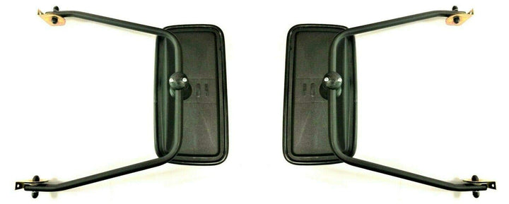 2x Aussenspiegel Rückspiegel für Bagger Traktor 375x185 mm mit Spiegelhalter SET