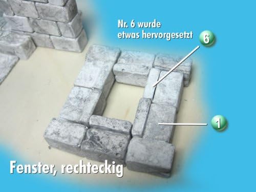 menta-modellbau Silikonform, Bausteine selber giessen, Nr. 1