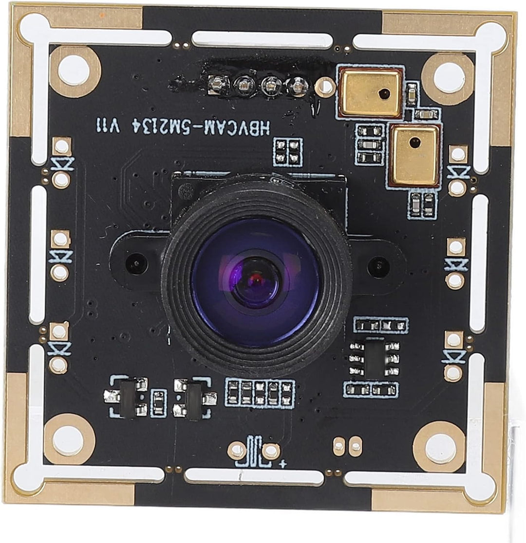 Walfront USB Kameramodul 5MP 2592 X 1944 30FPS USB2.0 Mini Webcam Board 100° Weitwinkel OV5693 Chip