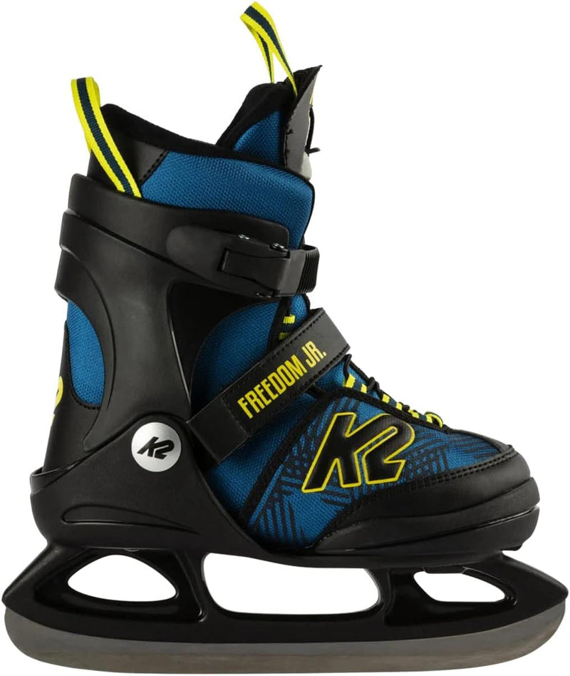 K2 Unisex Jugend Freedom Ice Eishockey 29 Blue_Yellow, 29 Blue_Yellow