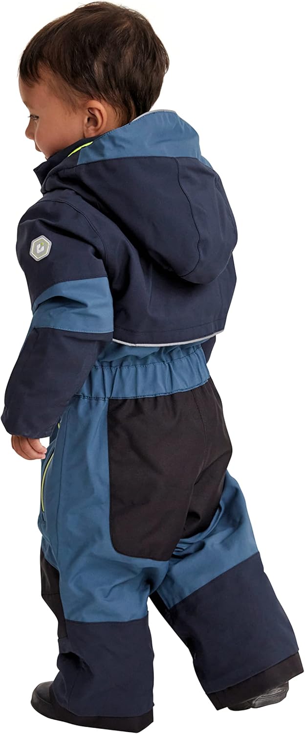Killtec Jungen Kw 89 Mns Onpc Skioverall/Schneeanzug mit Kapuze 110 sturmblau, 110 sturmblau