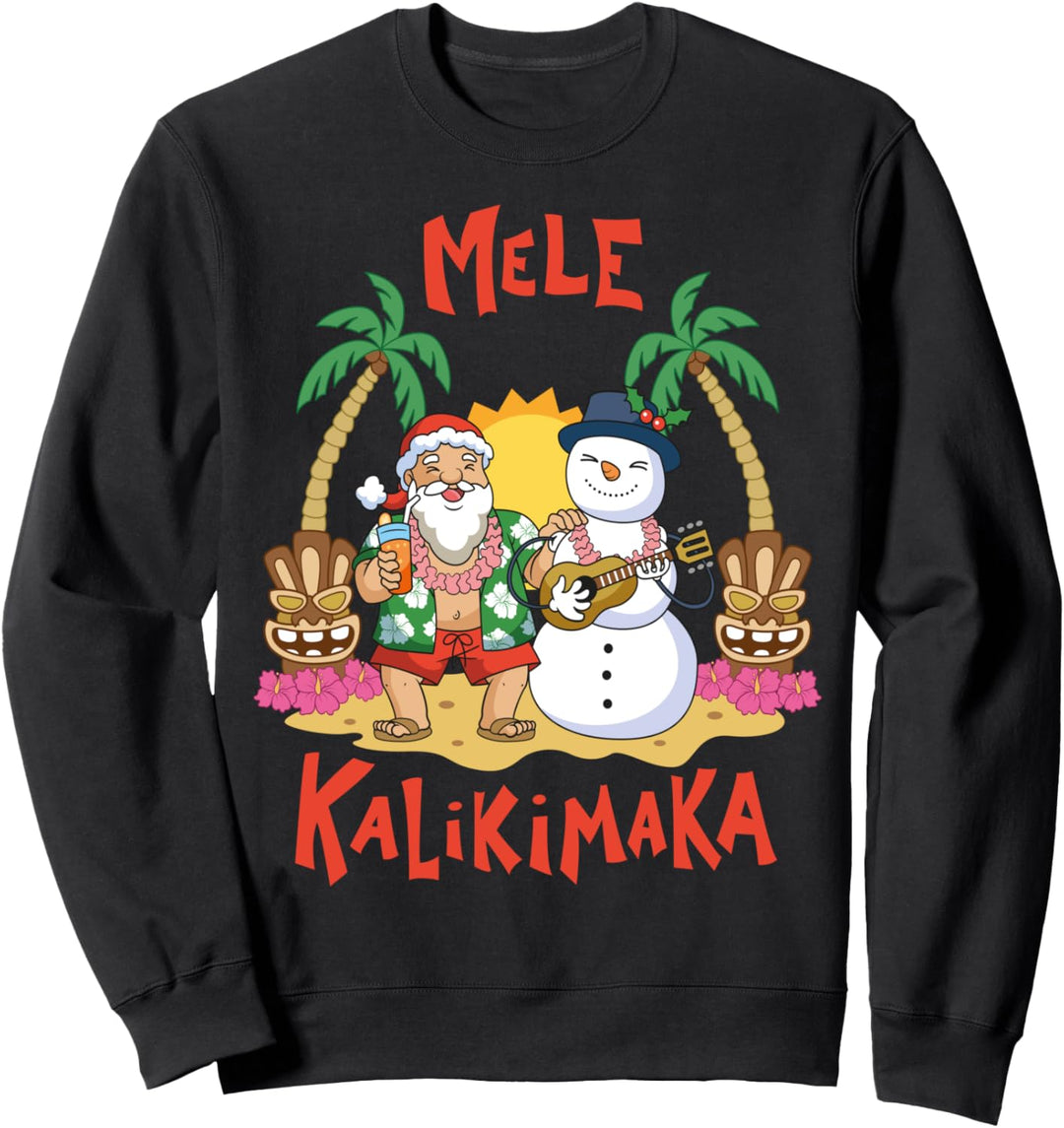 Mele Kalikimaka Frohe Weihnachten Hawaii Sweatshirt