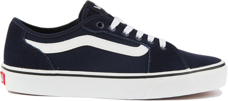 Vans Herren Filmore Decon Seasonal Sneaker 44 EU Suede Canvas Dress Blues White, 44 EU Suede Canvas