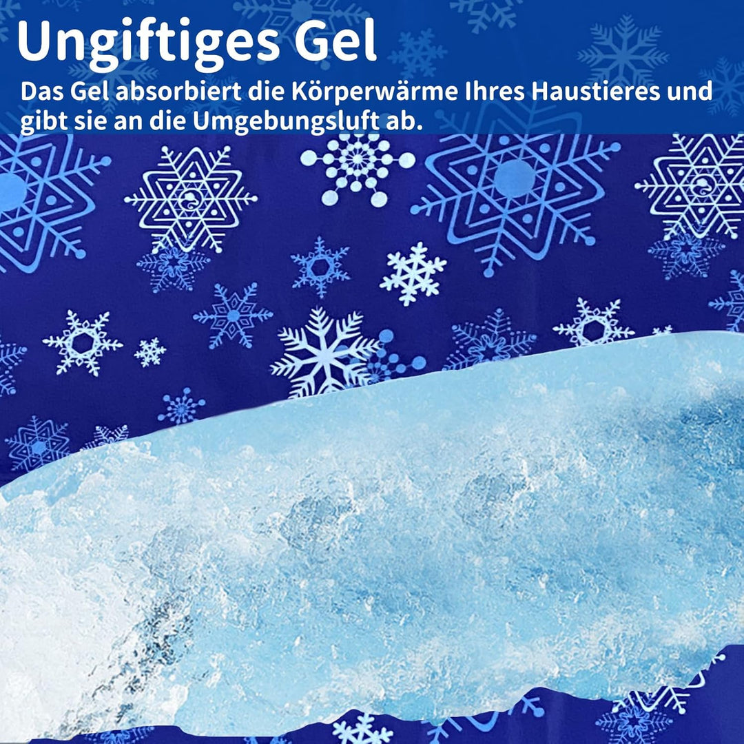 NAMOTEK Selbstkühlende Matte für Hunde &amp; Katzen – Ungiftige Gel-Kühlmatte für den Sommer – Langlebig