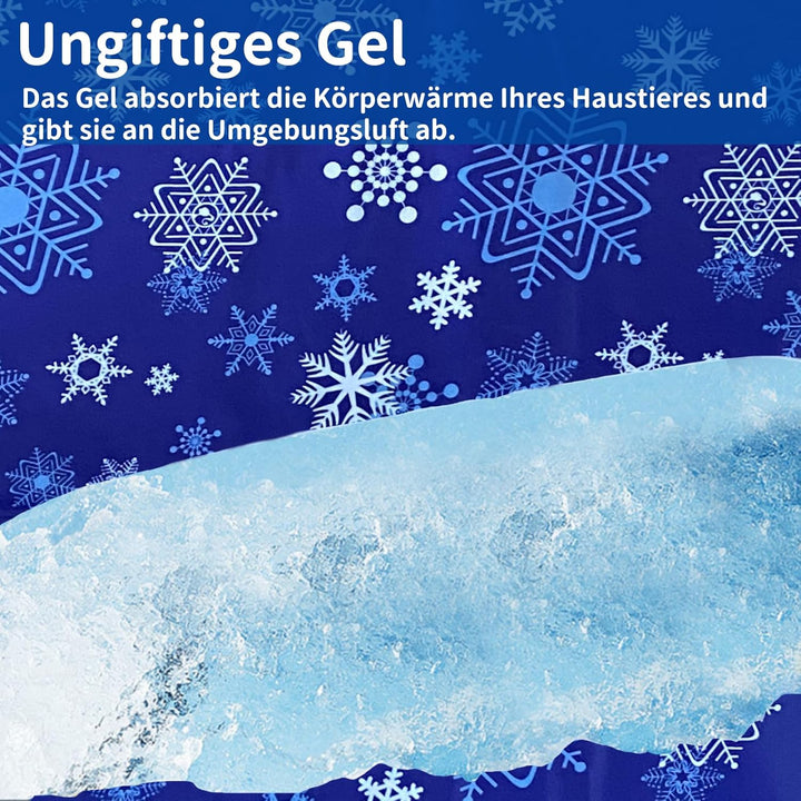 NAMOTEK Selbstkühlende Matte für Hunde &amp; Katzen – Ungiftige Gel-Kühlmatte für den Sommer – Langlebig