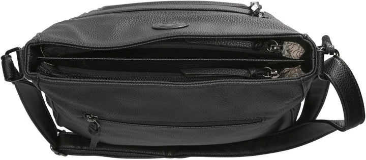 Rieker Damen H1481 Umhängetasche Schwarz, Schwarz
