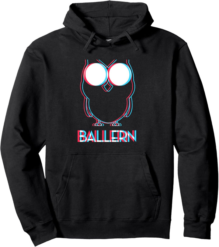 Rave Eule Techno Psychedelic Goa Trance Festival DJ Pullover Hoodie