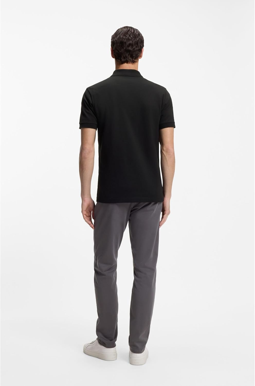 BOSS Herren Passenger Slim-Fit Poloshirt aus Stretch-Baumwolle mit Logo-Aufnäher XXL Black1, XXL Bla