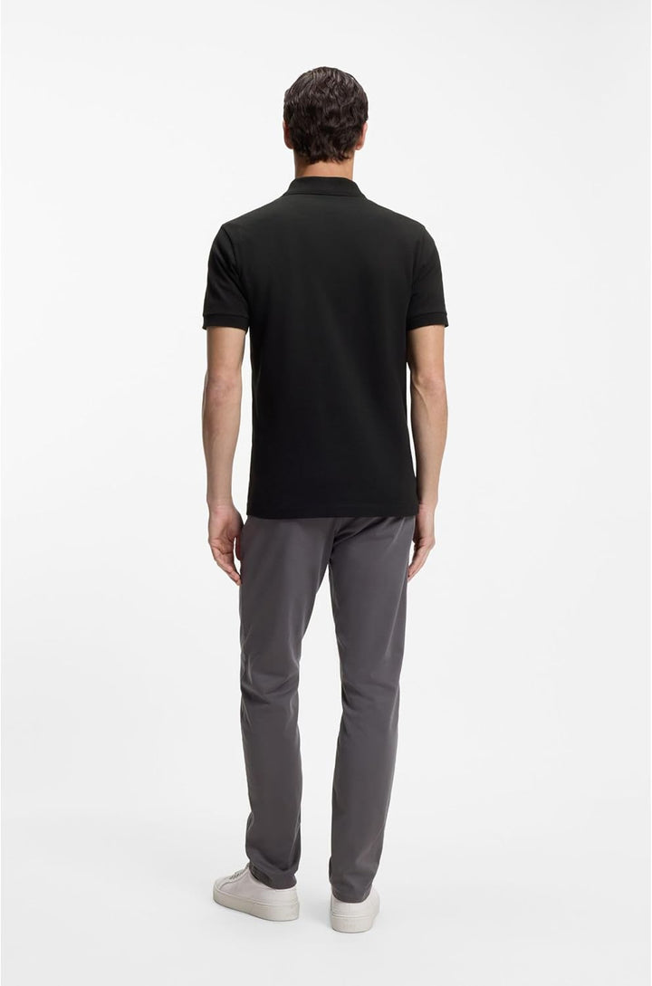 BOSS Herren Passenger Slim-Fit Poloshirt aus Stretch-Baumwolle mit Logo-Aufnäher XXL Black1, XXL Bla