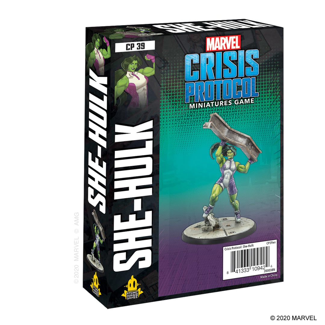 Atomic Mass Games - Marvel Crisis Protocol: Character Pack: She Hulk: Marvel Crisis Protocol - Minia