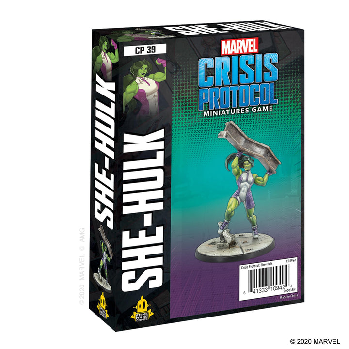 Atomic Mass Games - Marvel Crisis Protocol: Character Pack: She Hulk: Marvel Crisis Protocol - Minia