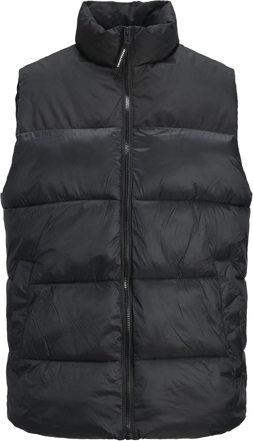 JACK & JONES male Pufferweste Pufferweste XS Schwarz, XS Schwarz