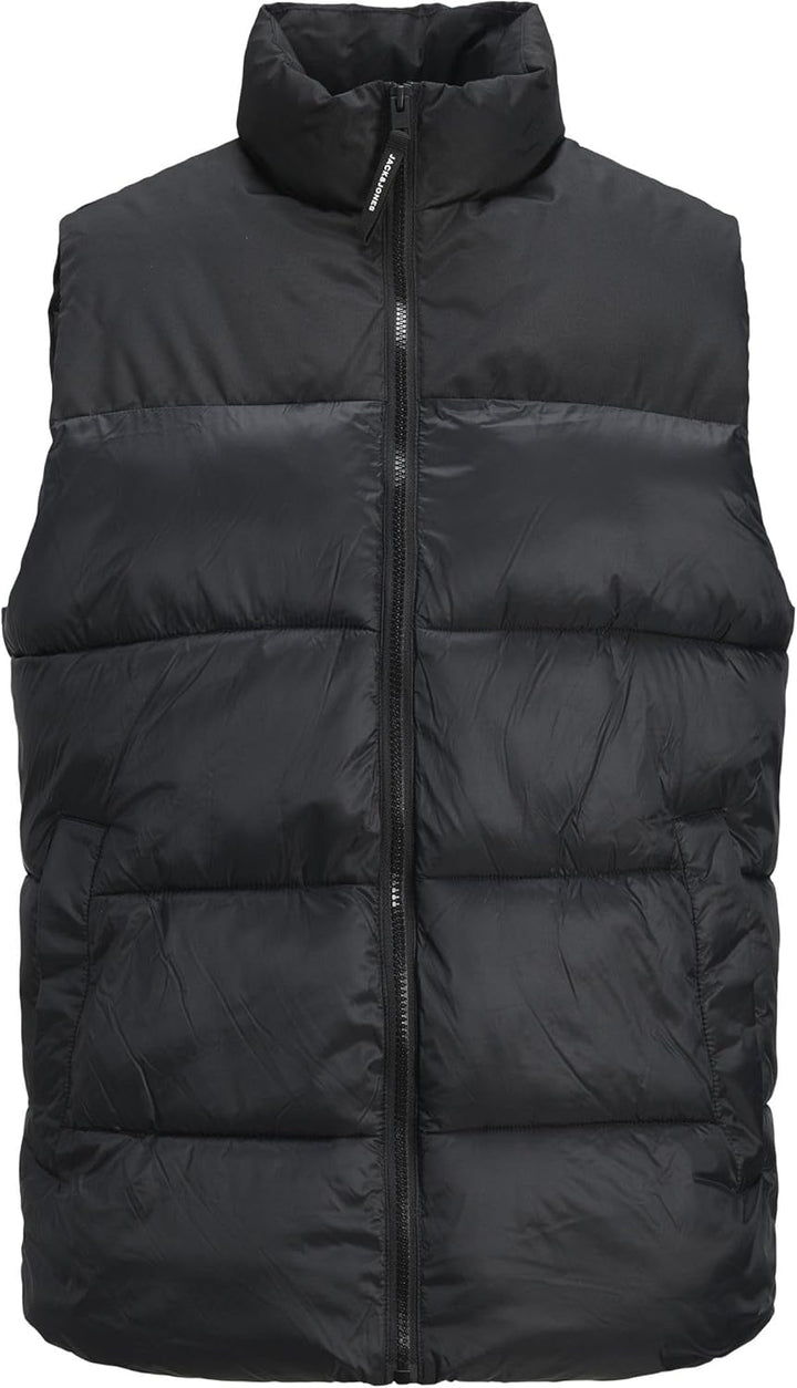 JACK & JONES male Pufferweste Pufferweste XS Schwarz, XS Schwarz
