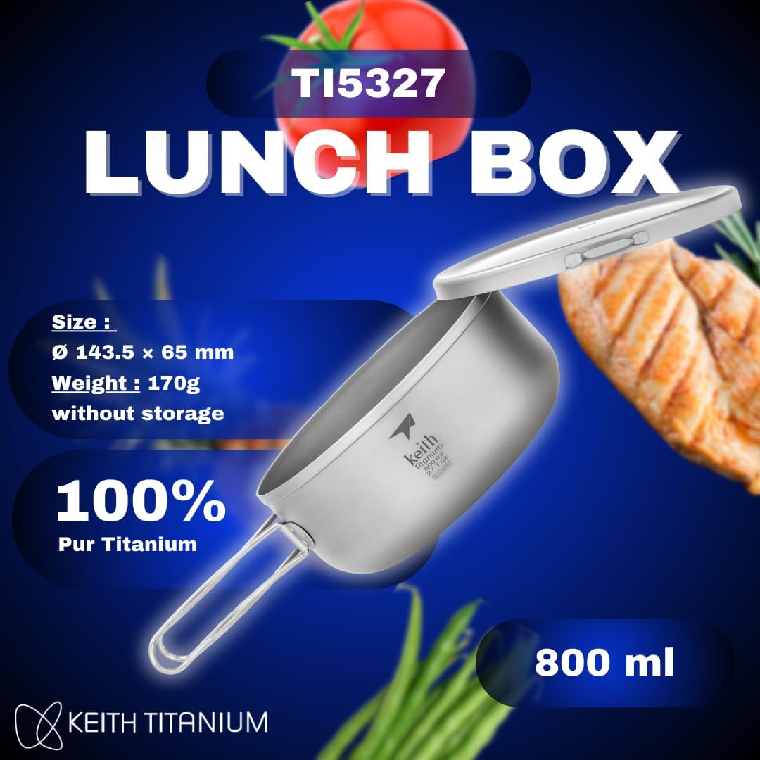 Keith Titan Bento Box 800 ML Ti5327